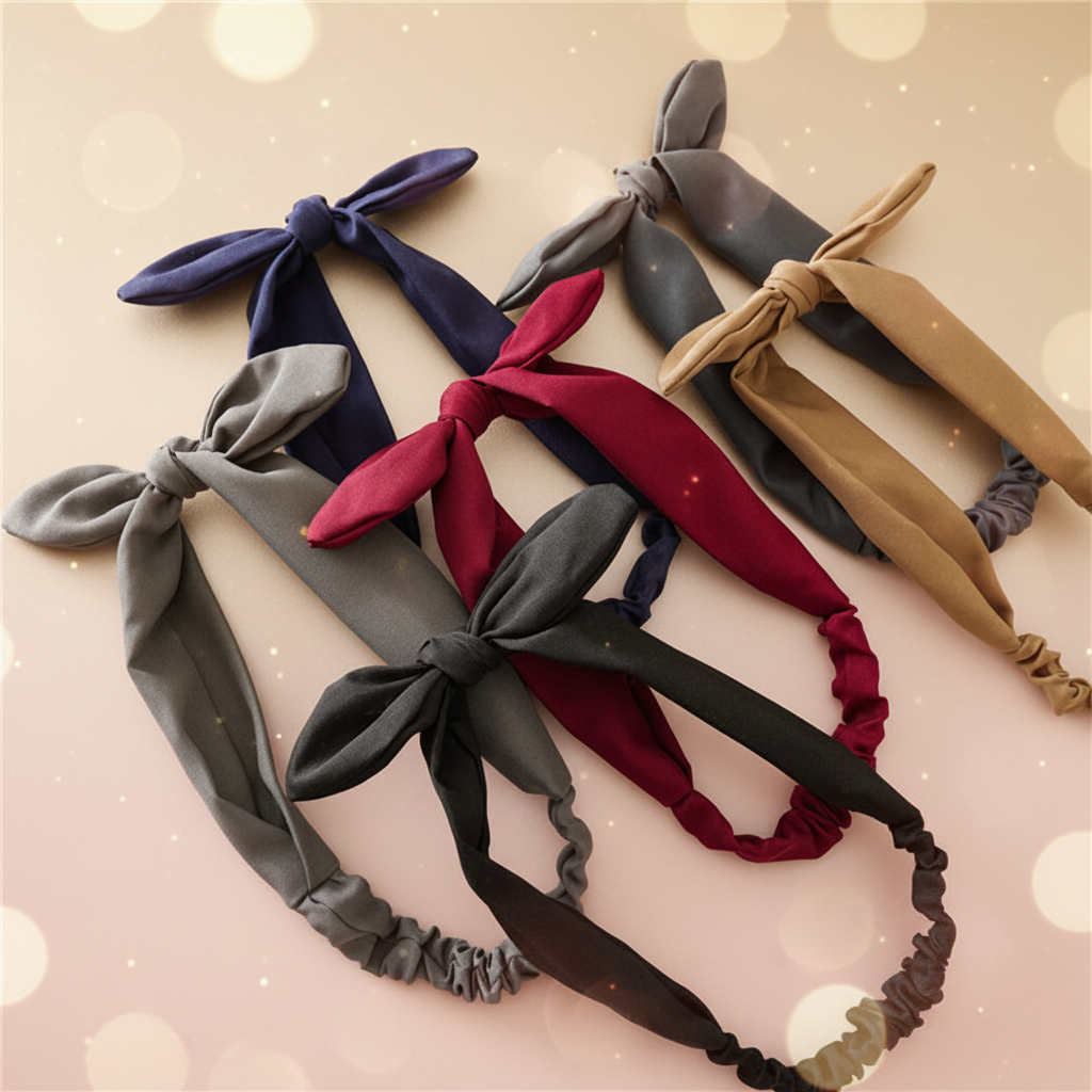 Bow Headbands Multi-Color Elegant Background