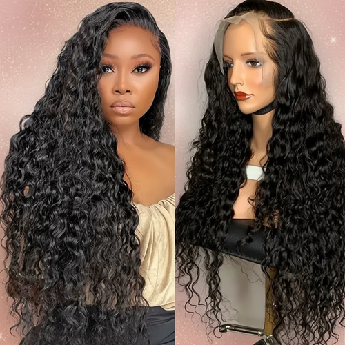 Curly wig photo 3 with elegant background