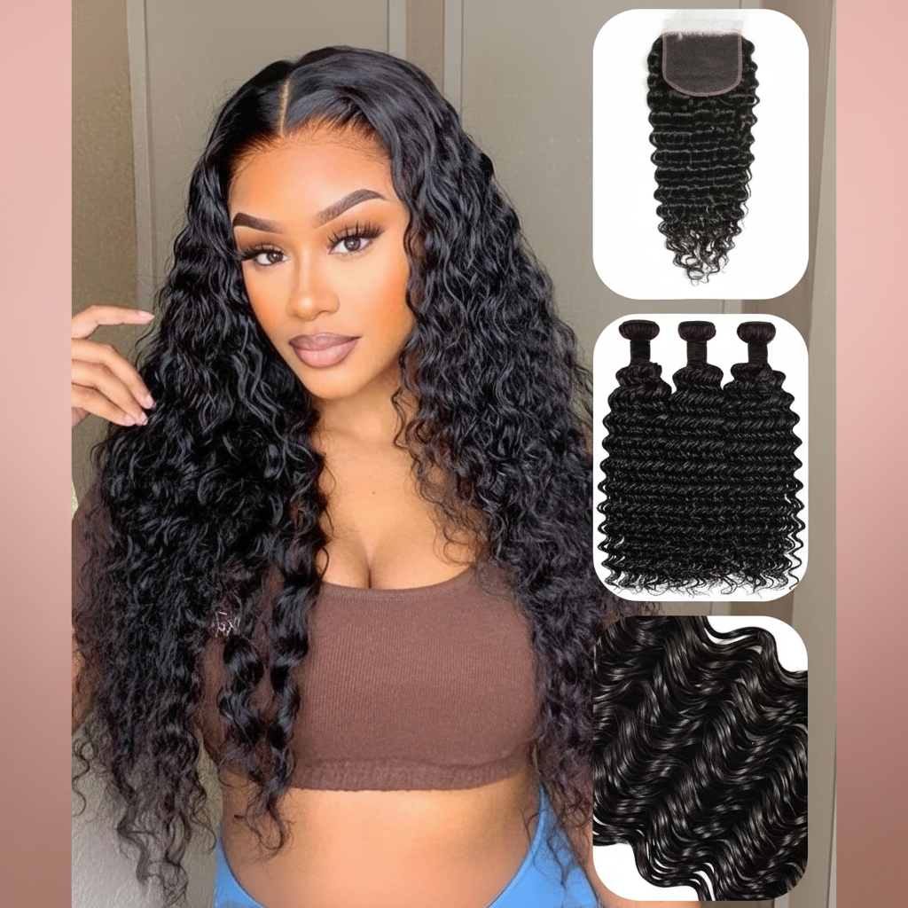 Deep wave bundles model elegant background only