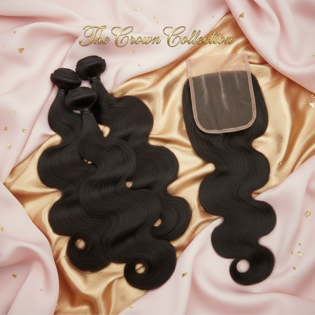 Brazilian Virgin Bundles & Closure