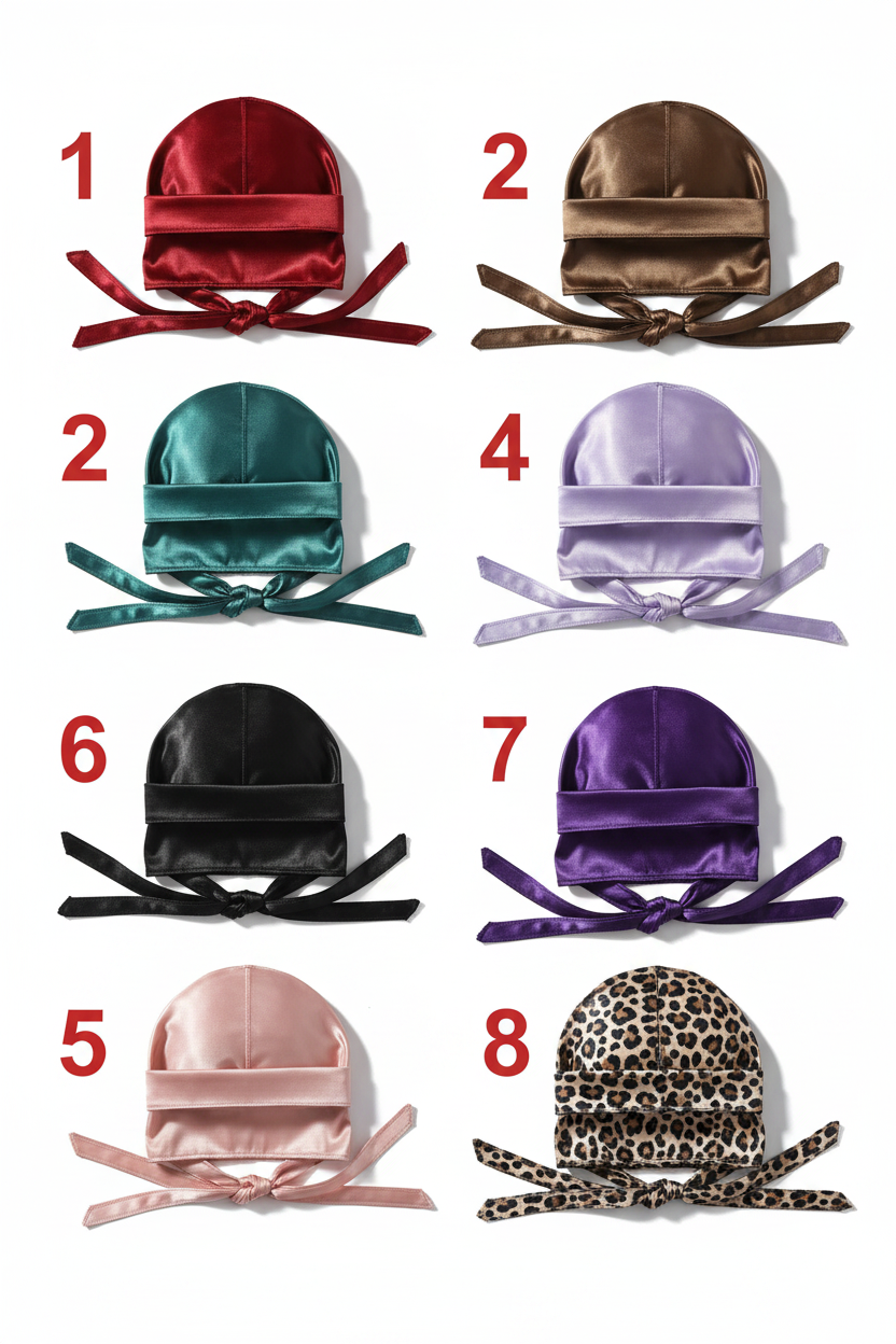 Elegant Satin Durag Collection